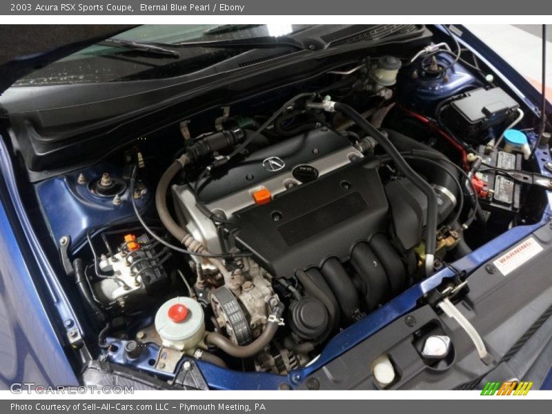 Eternal Blue Pearl / Ebony 2003 Acura RSX Sports Coupe