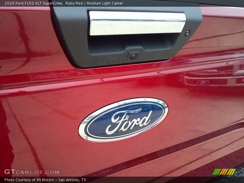 Ruby Red / Medium Light Camel 2016 Ford F150 XLT SuperCrew