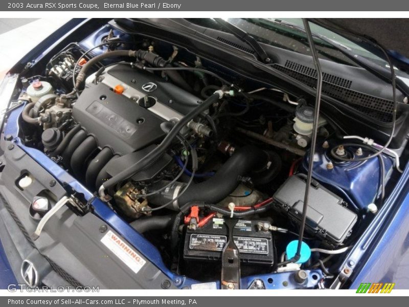 Eternal Blue Pearl / Ebony 2003 Acura RSX Sports Coupe