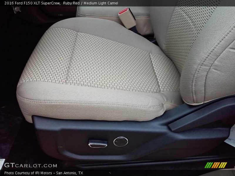 Ruby Red / Medium Light Camel 2016 Ford F150 XLT SuperCrew