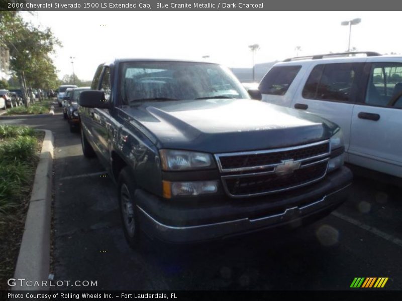 Blue Granite Metallic / Dark Charcoal 2006 Chevrolet Silverado 1500 LS Extended Cab