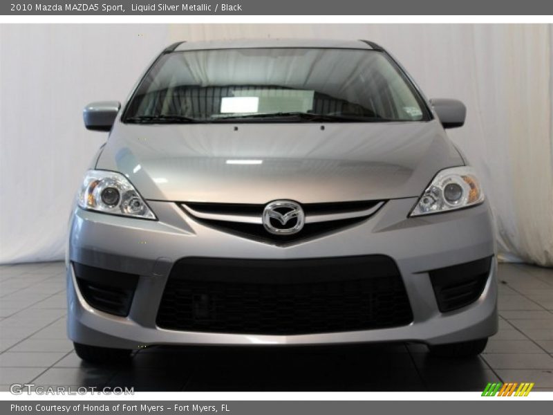 Liquid Silver Metallic / Black 2010 Mazda MAZDA5 Sport