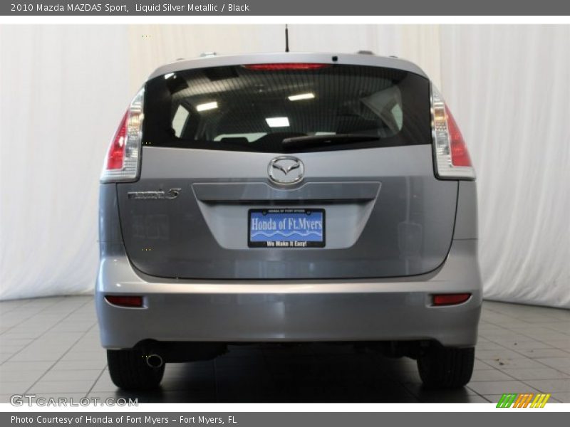 Liquid Silver Metallic / Black 2010 Mazda MAZDA5 Sport