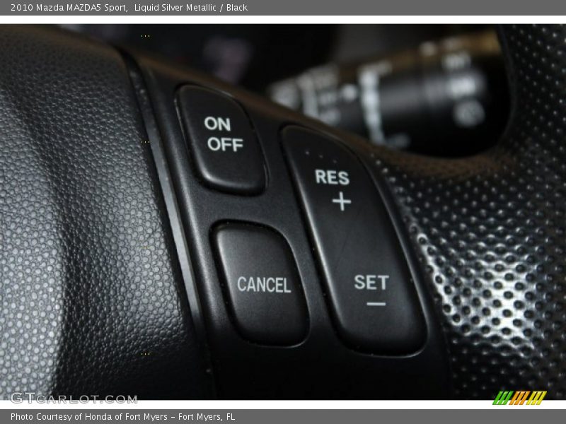 Liquid Silver Metallic / Black 2010 Mazda MAZDA5 Sport