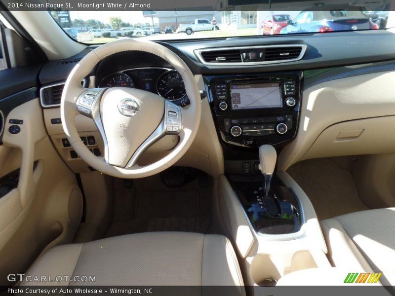 Moonlight White / Almond 2014 Nissan Rogue SL