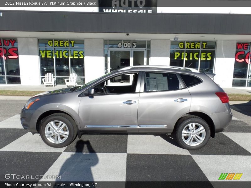 Platinum Graphite / Black 2013 Nissan Rogue SV