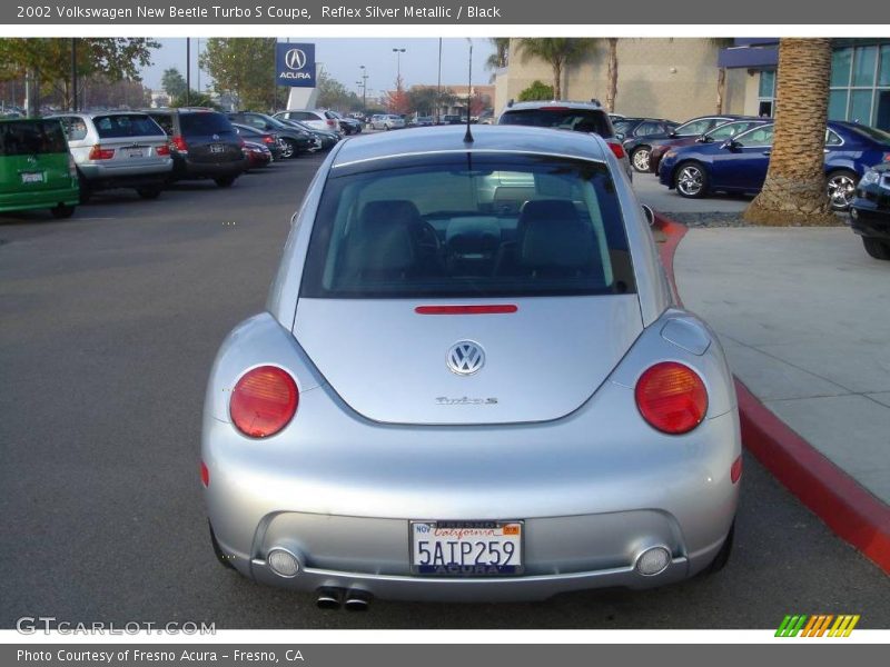 Reflex Silver Metallic / Black 2002 Volkswagen New Beetle Turbo S Coupe