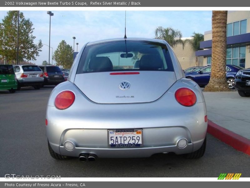 Reflex Silver Metallic / Black 2002 Volkswagen New Beetle Turbo S Coupe
