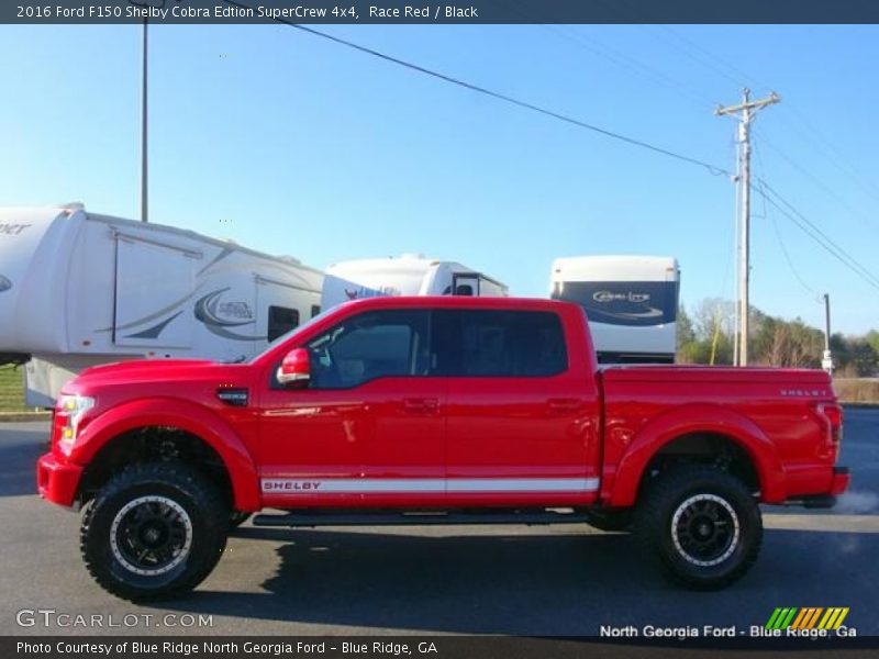 Race Red / Black 2016 Ford F150 Shelby Cobra Edtion SuperCrew 4x4