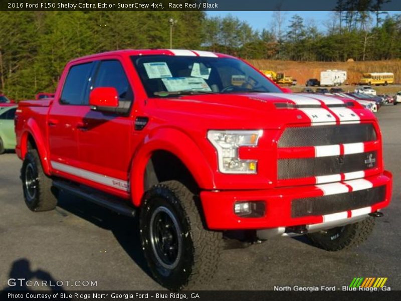 Race Red / Black 2016 Ford F150 Shelby Cobra Edtion SuperCrew 4x4