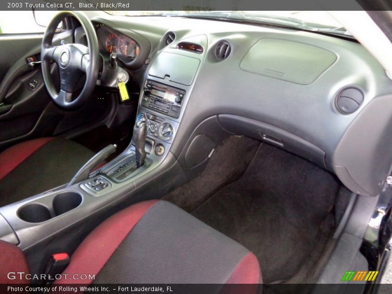 Black / Black/Red 2003 Toyota Celica GT