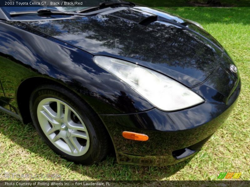 Black / Black/Red 2003 Toyota Celica GT
