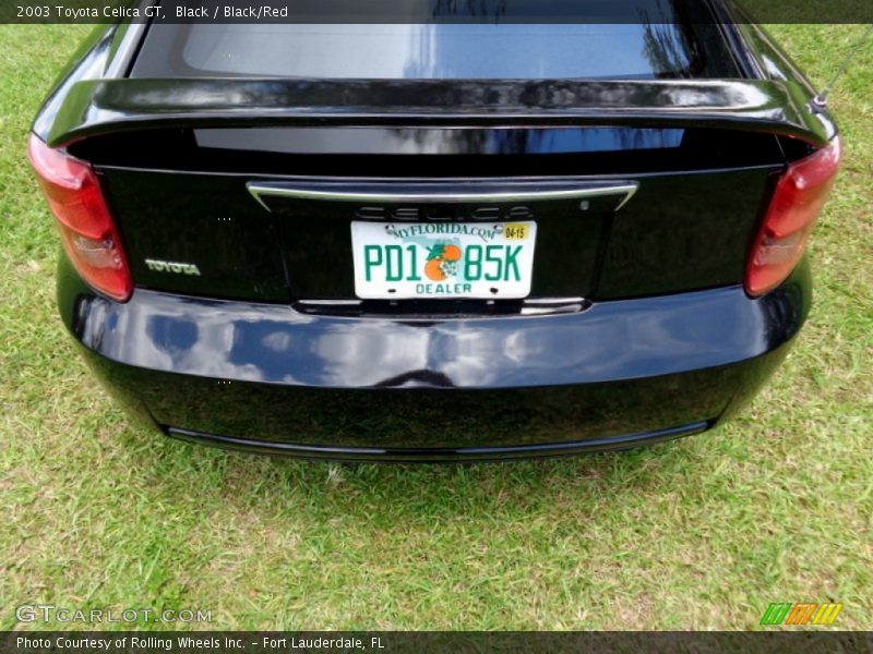 Black / Black/Red 2003 Toyota Celica GT