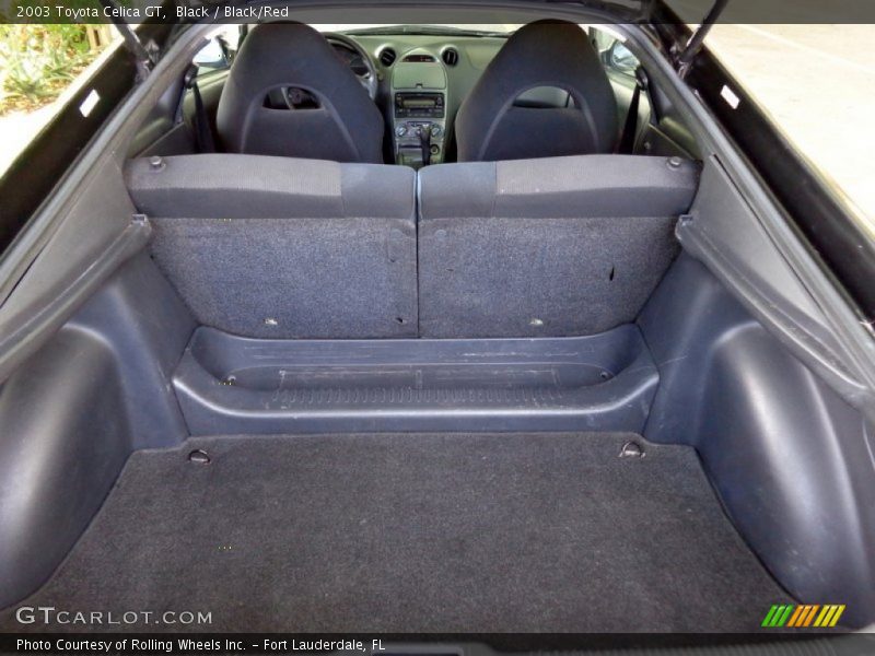 Black / Black/Red 2003 Toyota Celica GT