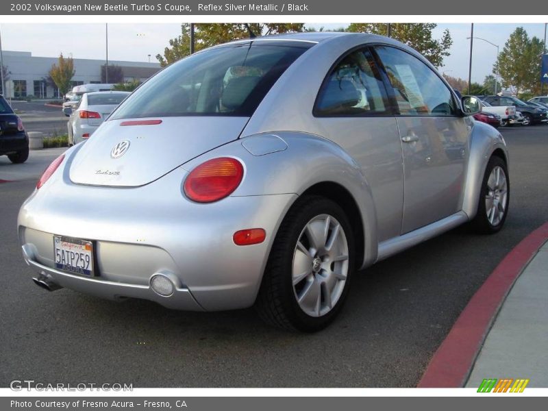 Reflex Silver Metallic / Black 2002 Volkswagen New Beetle Turbo S Coupe