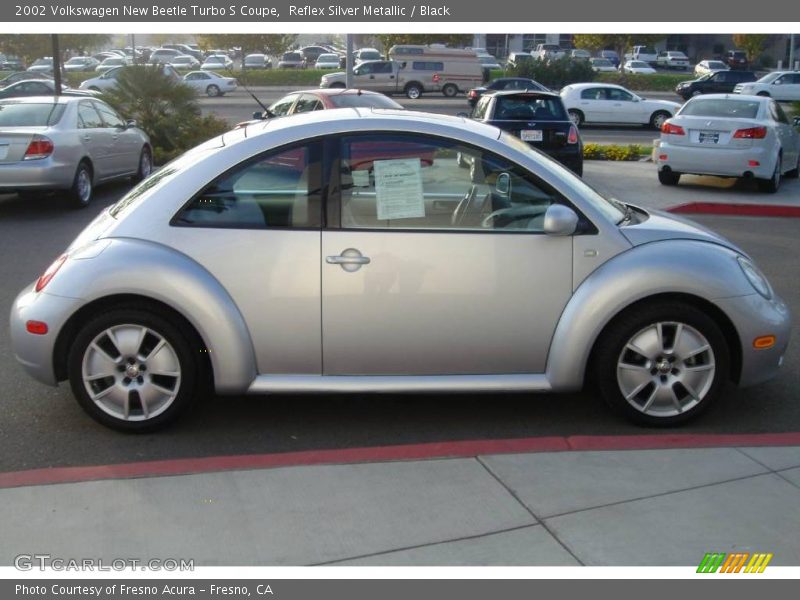 Reflex Silver Metallic / Black 2002 Volkswagen New Beetle Turbo S Coupe