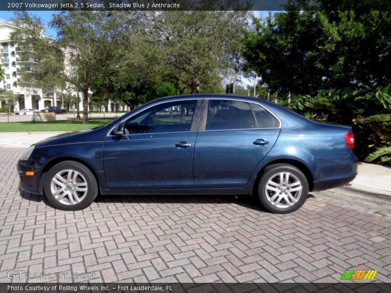 Shadow Blue / Anthracite 2007 Volkswagen Jetta 2.5 Sedan