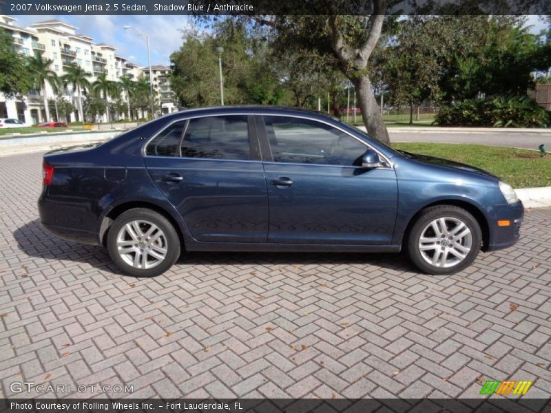 Shadow Blue / Anthracite 2007 Volkswagen Jetta 2.5 Sedan