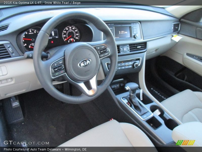 Beige Interior - 2016 Optima LX 1.6T 