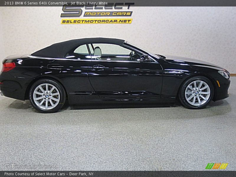 Jet Black / Ivory White 2013 BMW 6 Series 640i Convertible