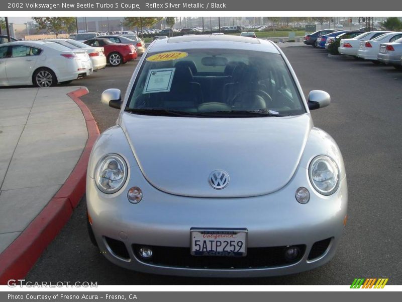 Reflex Silver Metallic / Black 2002 Volkswagen New Beetle Turbo S Coupe