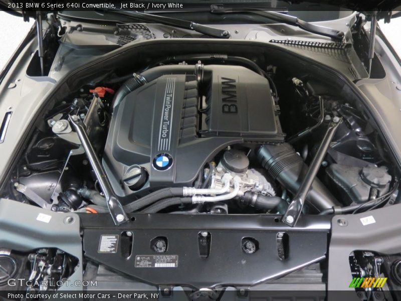 Jet Black / Ivory White 2013 BMW 6 Series 640i Convertible