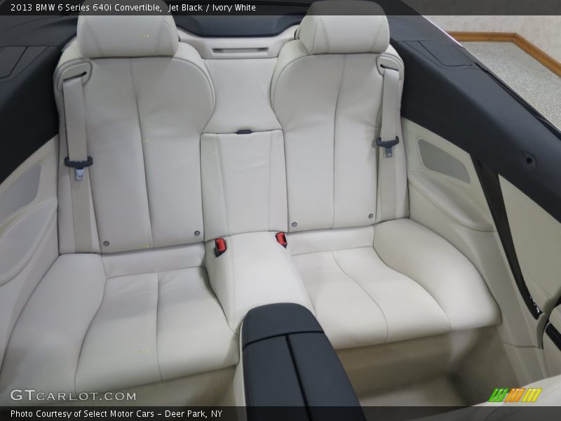 Jet Black / Ivory White 2013 BMW 6 Series 640i Convertible