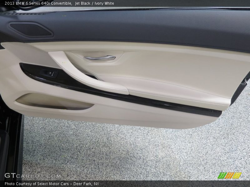 Jet Black / Ivory White 2013 BMW 6 Series 640i Convertible