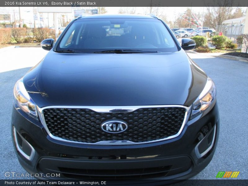Ebony Black / Satin Black 2016 Kia Sorento LX V6