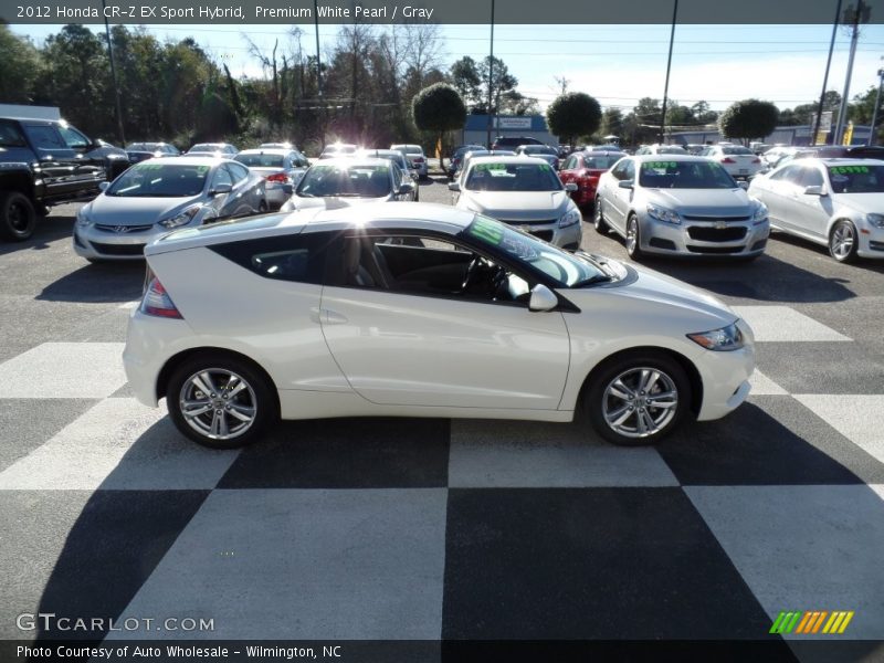 Premium White Pearl / Gray 2012 Honda CR-Z EX Sport Hybrid