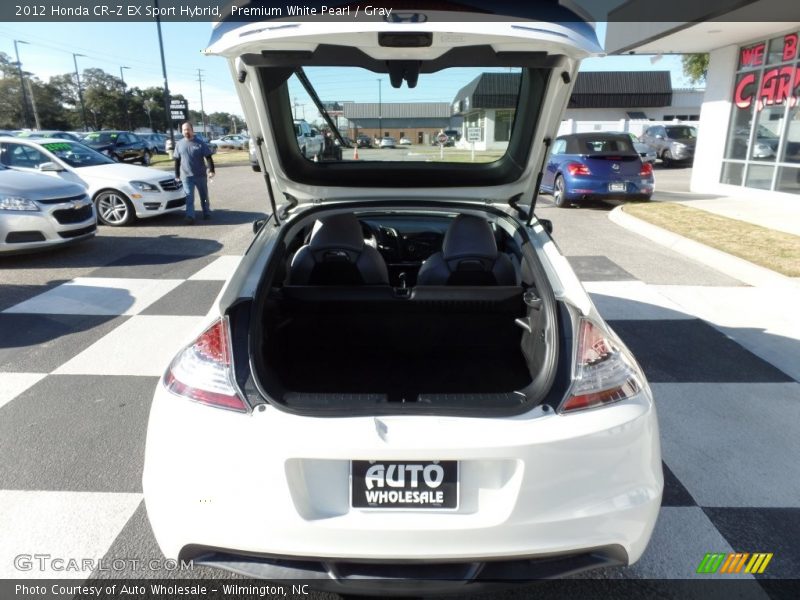 Premium White Pearl / Gray 2012 Honda CR-Z EX Sport Hybrid
