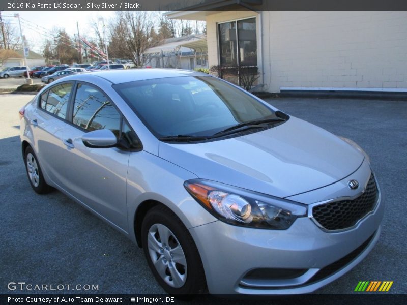 Silky Silver / Black 2016 Kia Forte LX Sedan