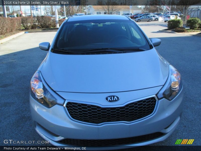 Silky Silver / Black 2016 Kia Forte LX Sedan