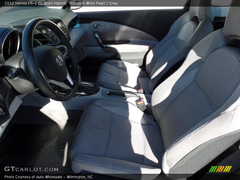 Premium White Pearl / Gray 2012 Honda CR-Z EX Sport Hybrid