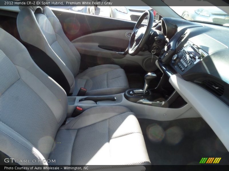 Premium White Pearl / Gray 2012 Honda CR-Z EX Sport Hybrid