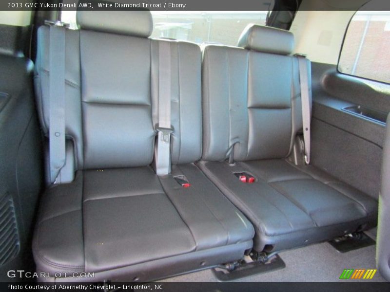 White Diamond Tricoat / Ebony 2013 GMC Yukon Denali AWD