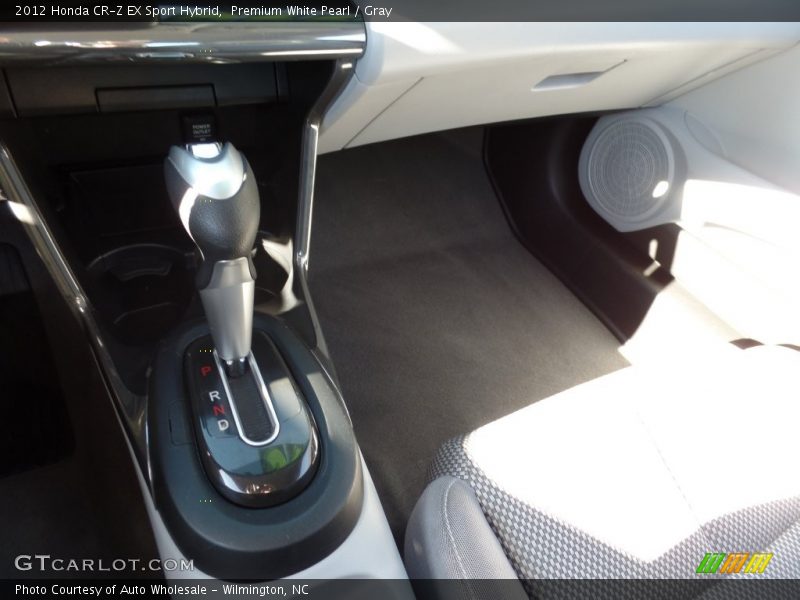 Premium White Pearl / Gray 2012 Honda CR-Z EX Sport Hybrid