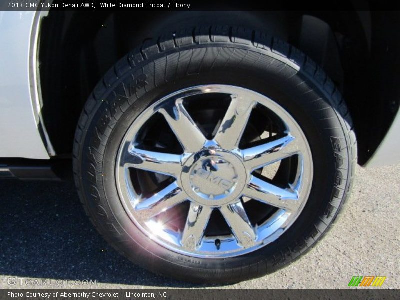 White Diamond Tricoat / Ebony 2013 GMC Yukon Denali AWD