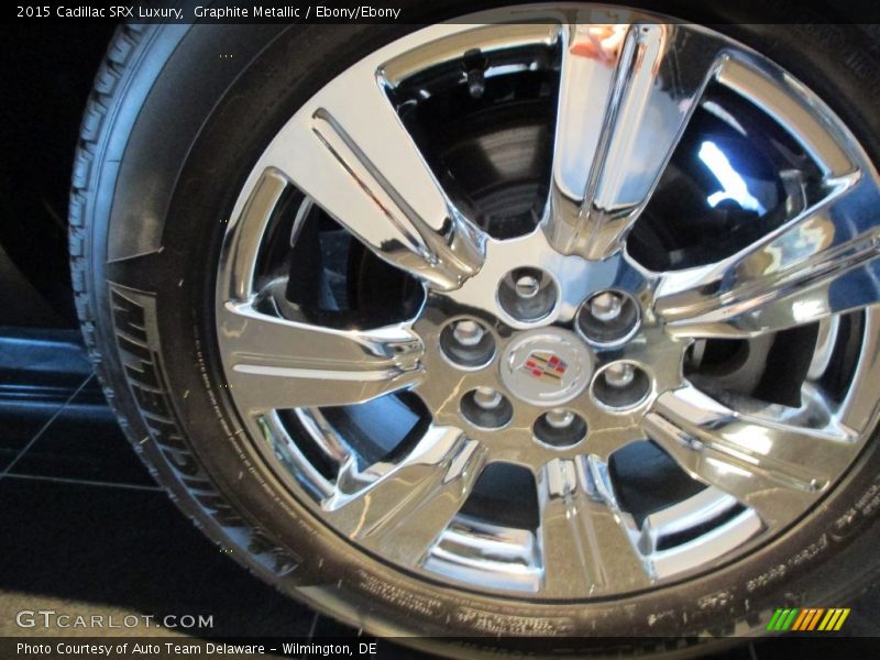 Graphite Metallic / Ebony/Ebony 2015 Cadillac SRX Luxury