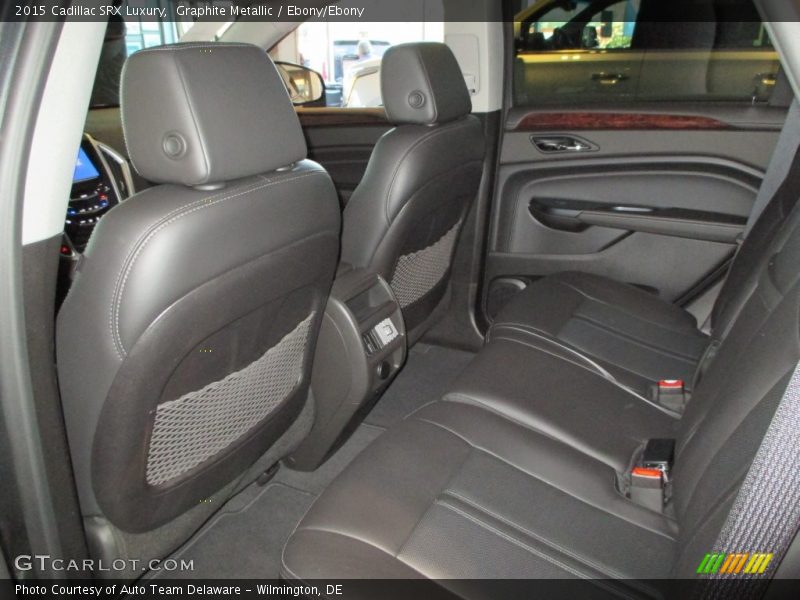 Graphite Metallic / Ebony/Ebony 2015 Cadillac SRX Luxury