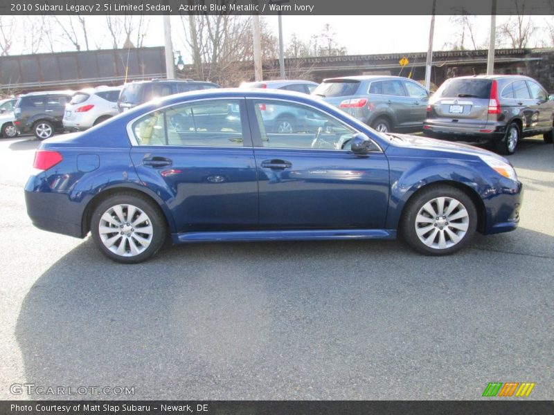 Azurite Blue Metallic / Warm Ivory 2010 Subaru Legacy 2.5i Limited Sedan