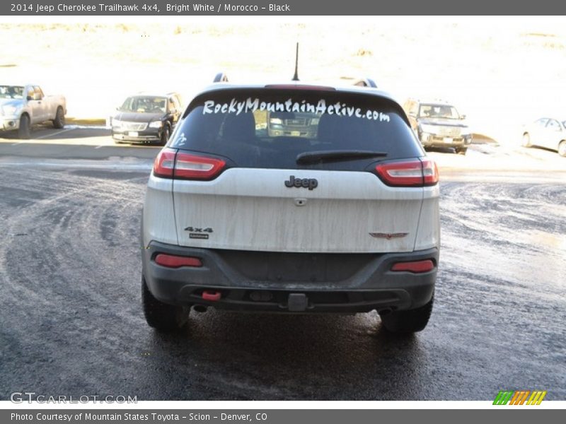 Bright White / Morocco - Black 2014 Jeep Cherokee Trailhawk 4x4