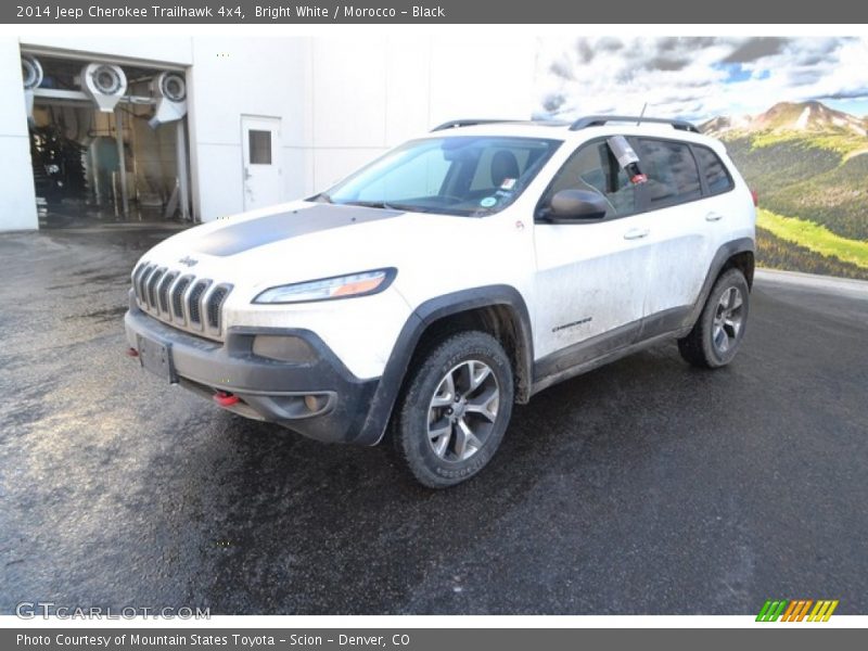 Bright White / Morocco - Black 2014 Jeep Cherokee Trailhawk 4x4