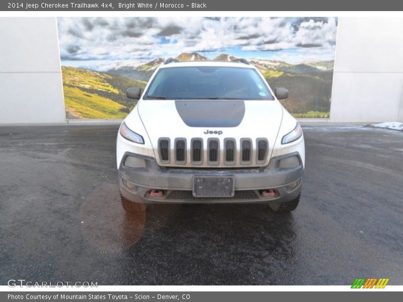 Bright White / Morocco - Black 2014 Jeep Cherokee Trailhawk 4x4