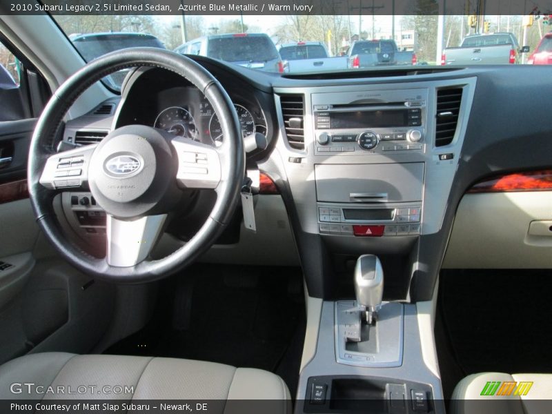 Azurite Blue Metallic / Warm Ivory 2010 Subaru Legacy 2.5i Limited Sedan