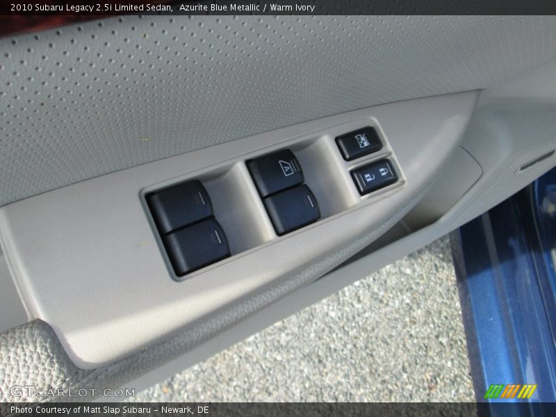 Azurite Blue Metallic / Warm Ivory 2010 Subaru Legacy 2.5i Limited Sedan