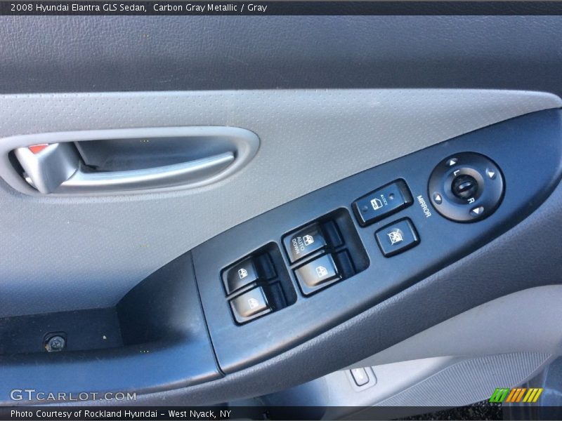 Carbon Gray Metallic / Gray 2008 Hyundai Elantra GLS Sedan