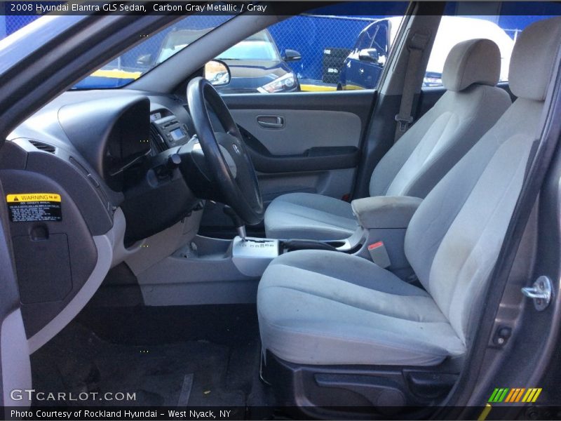 Carbon Gray Metallic / Gray 2008 Hyundai Elantra GLS Sedan