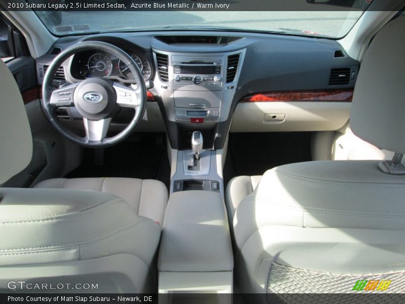 Azurite Blue Metallic / Warm Ivory 2010 Subaru Legacy 2.5i Limited Sedan