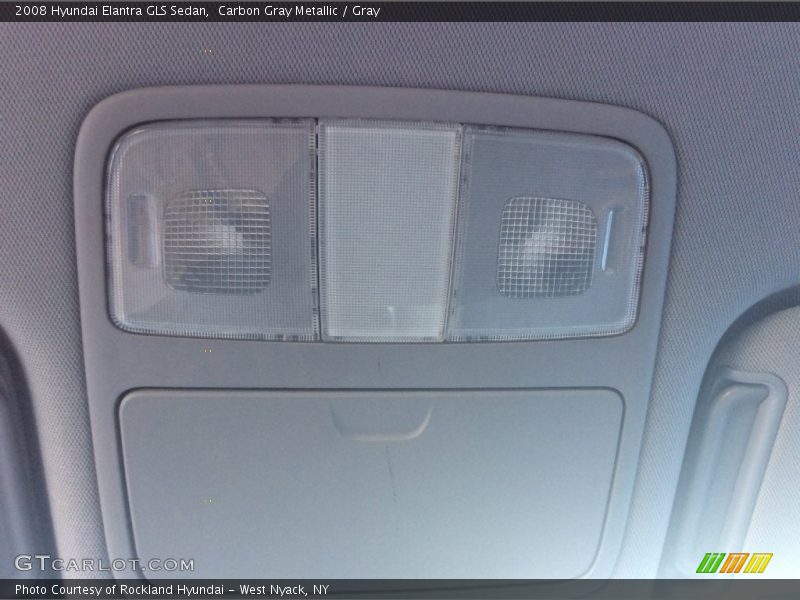 Carbon Gray Metallic / Gray 2008 Hyundai Elantra GLS Sedan